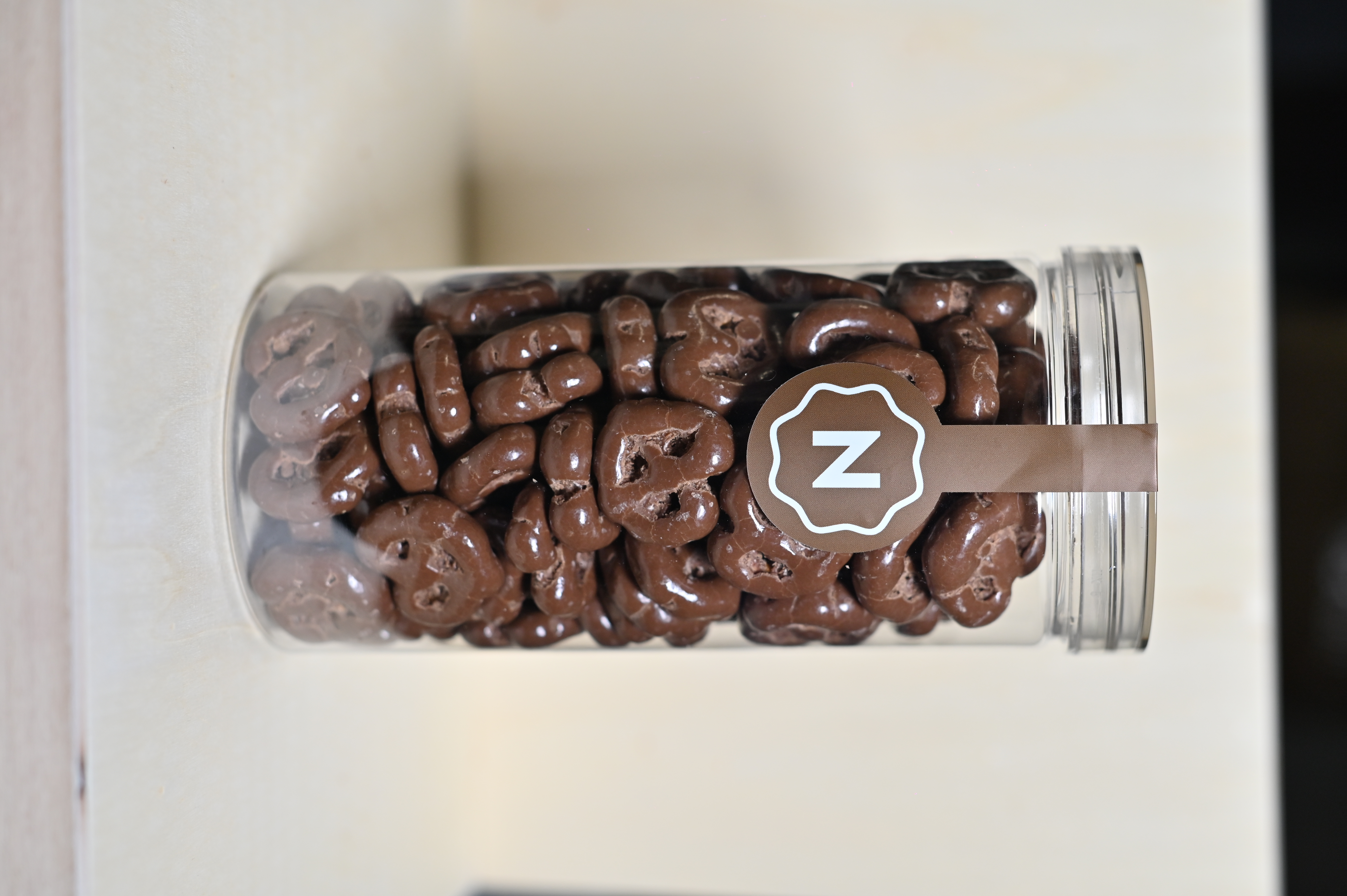 Noix enrobées de chocolat